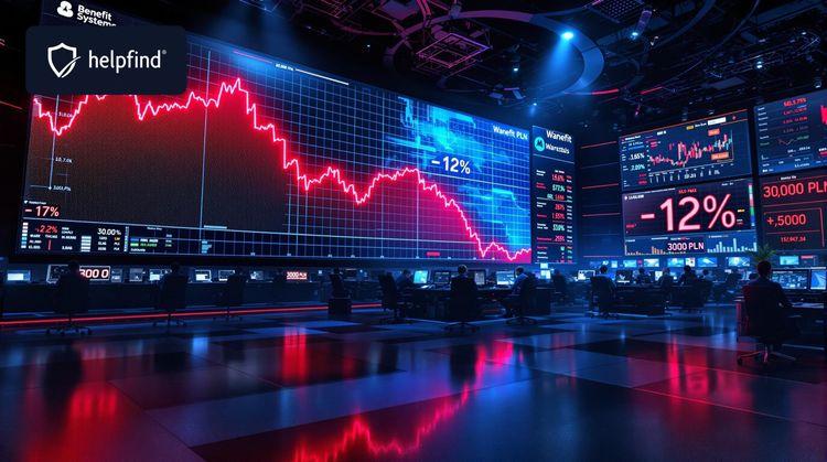 Gwałtowny spadek cen akcji Benefit Systems - co wpłynęło na ich wartość?