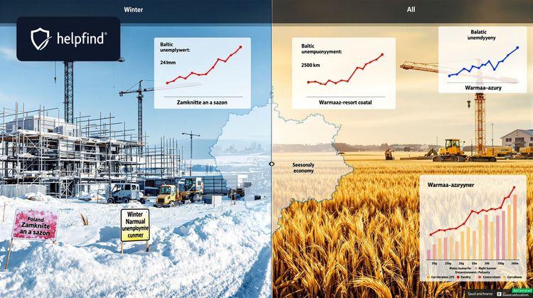 Wzrost bezrobocia i sezonowość w Polsce - jak sezonowe zmiany wpływają na rynek pracy?
