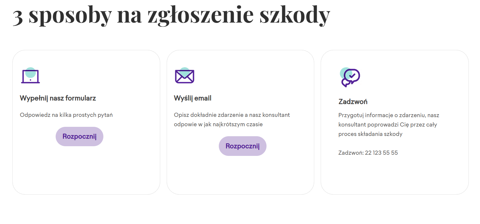 wefox zgłoszenie szkody
