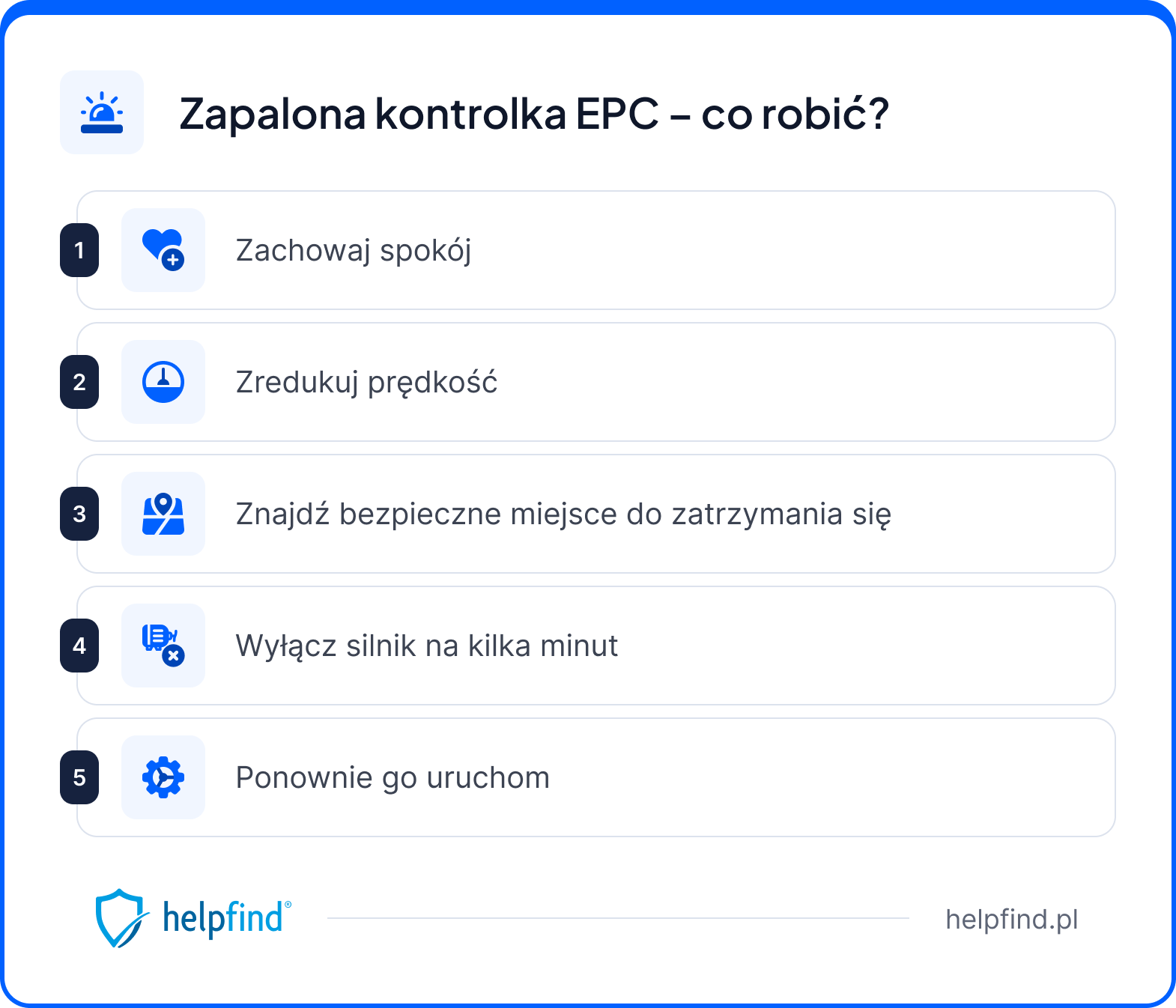 epc co to jest, co robić przy zapalonej kontrolce