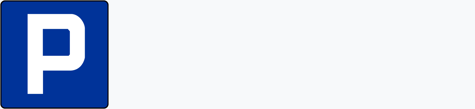 parkowanie prostopadłe - znak